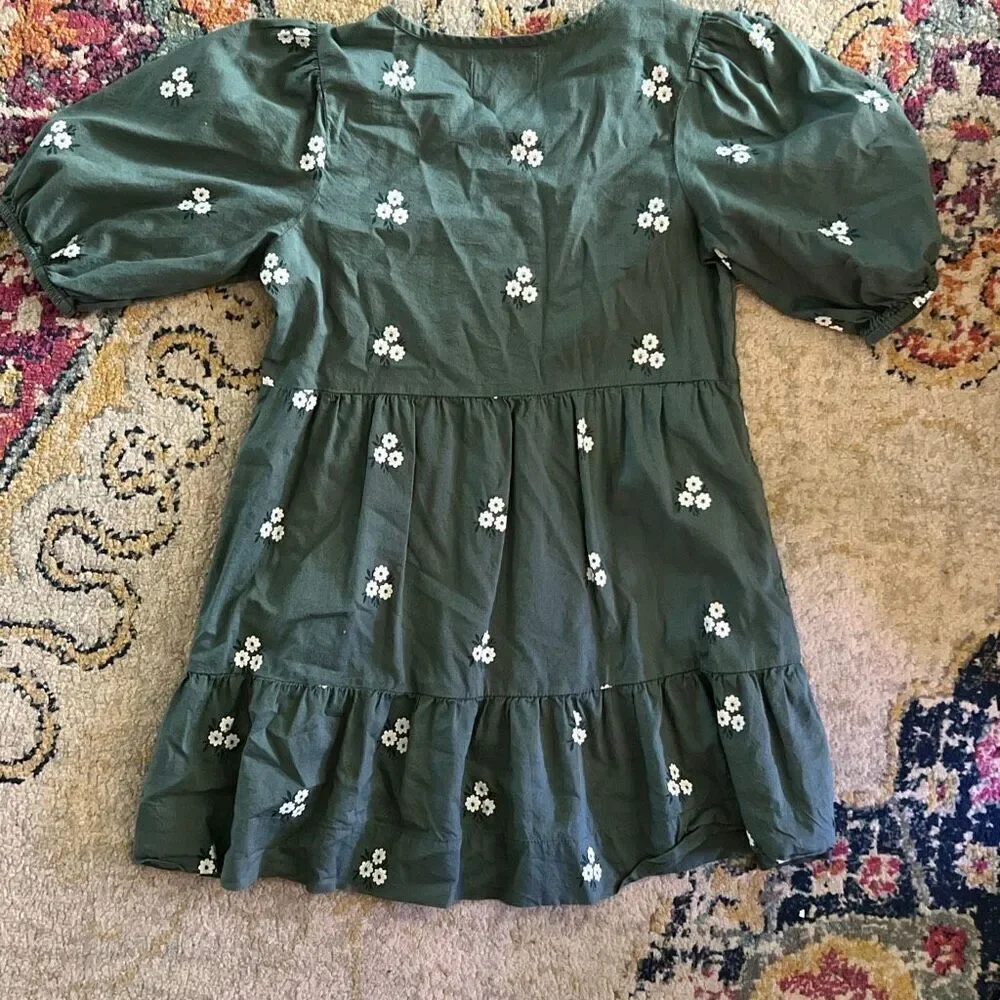 Floral Green Dress by Old Navy (8)